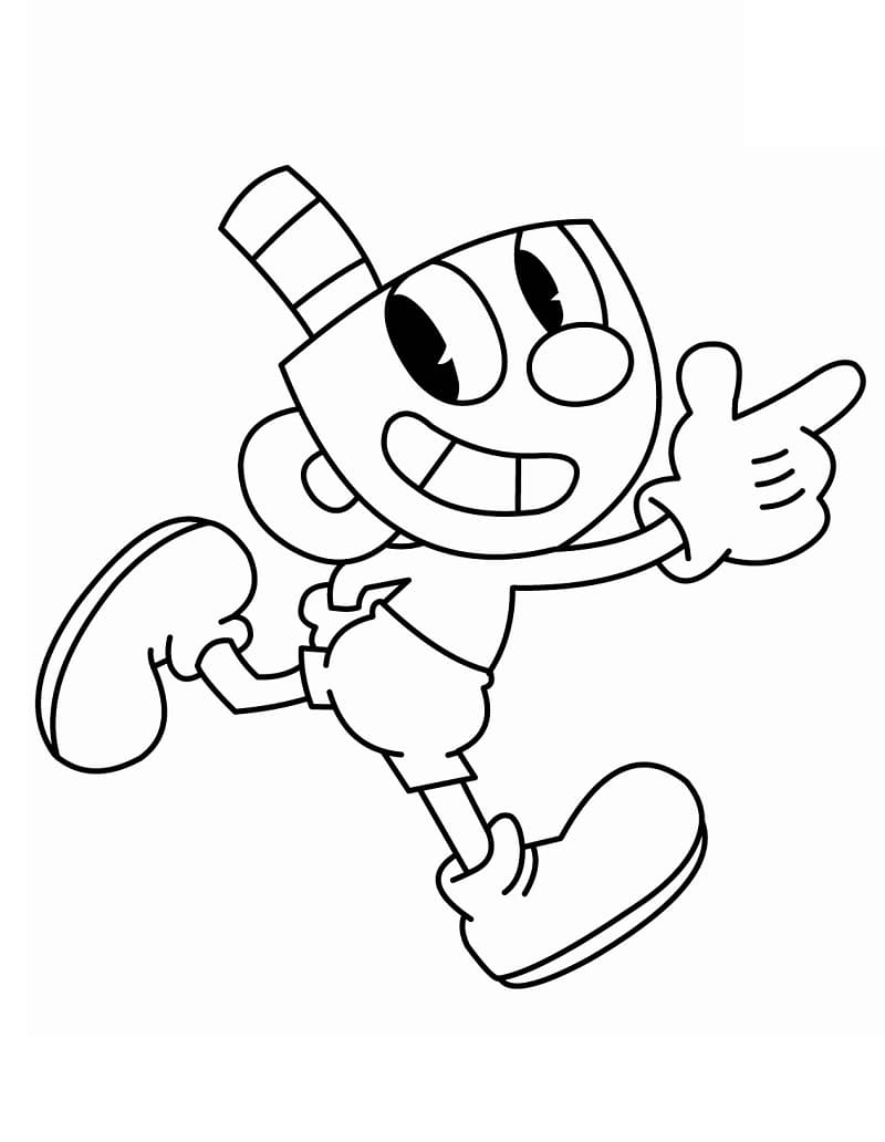 Cuphead Coloring Pages - Free Printable Coloring Pages for Kids