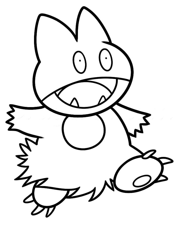 printable munchlax coloring pages pokemon