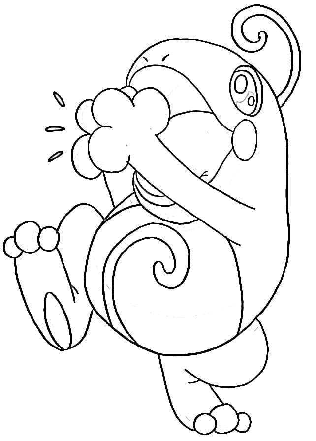 politoed coloring page printable pokemon