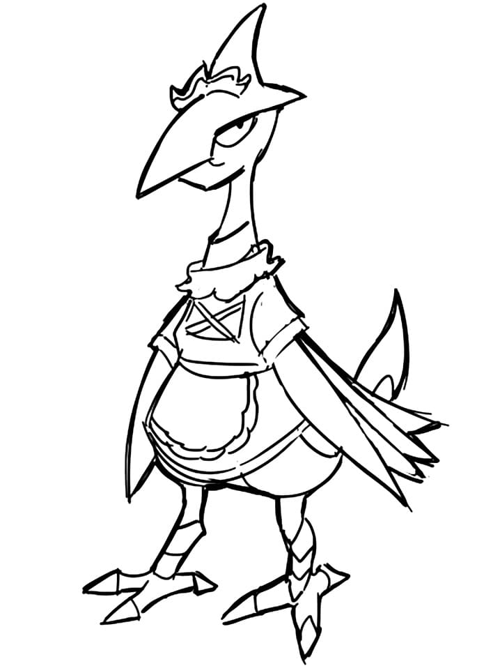 skarmory coloring page high quality pokemon