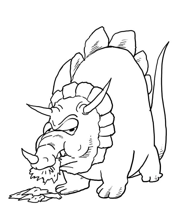 Funny Triceratops