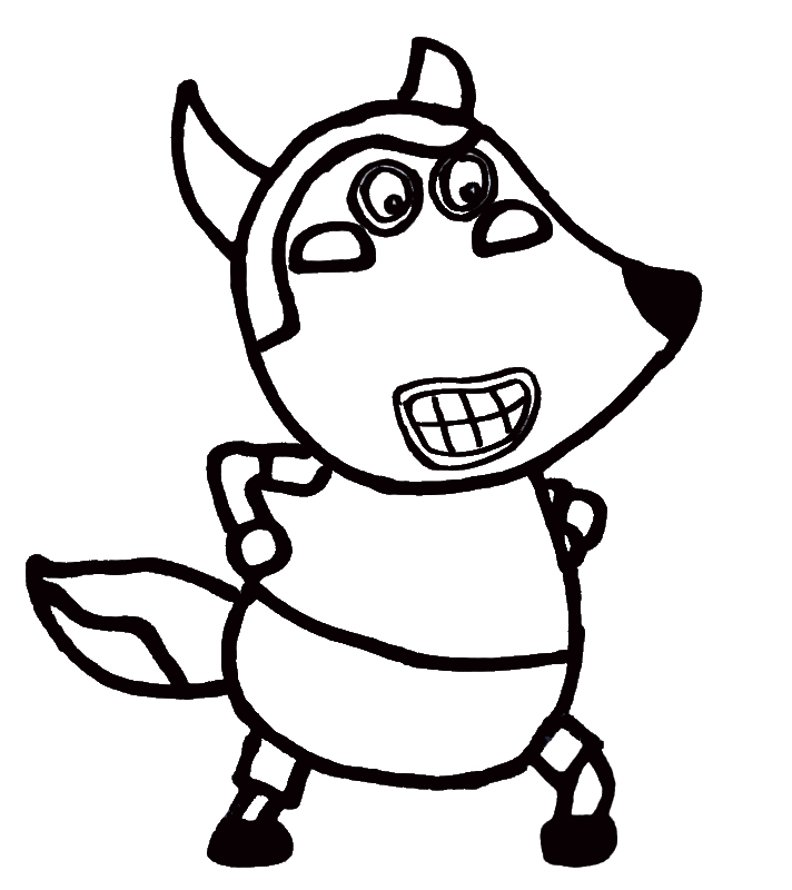 Wolfoo Lucy Coloring Pages - Get Coloring Pages