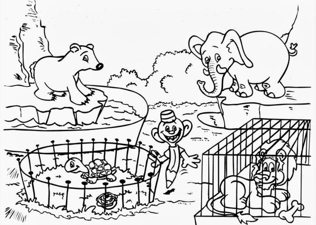  Zoo Coloring Pages Online Best