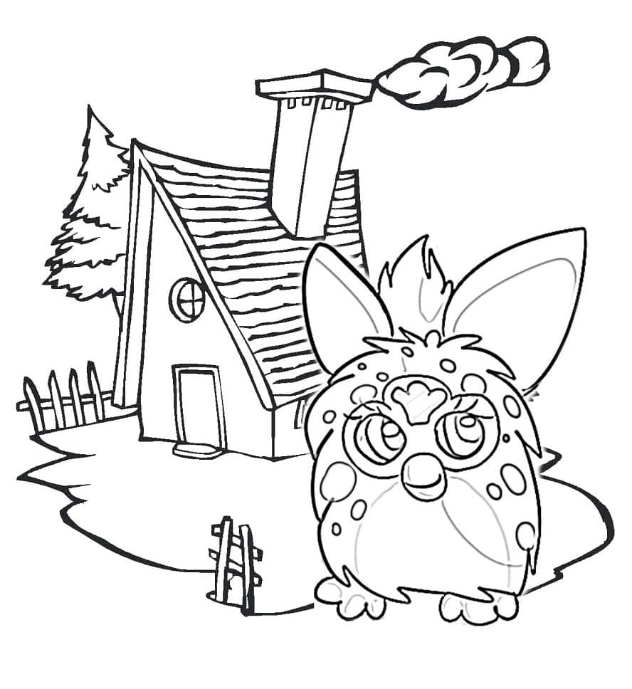 Furby and House