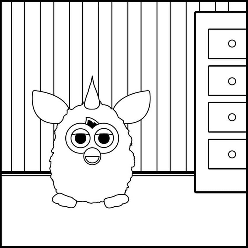 Furby in Room