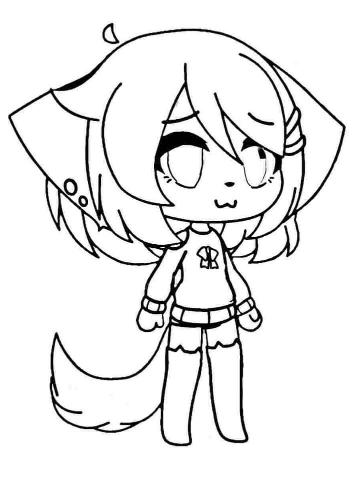 950 Gacha Coloring Pages Cute  Best HD