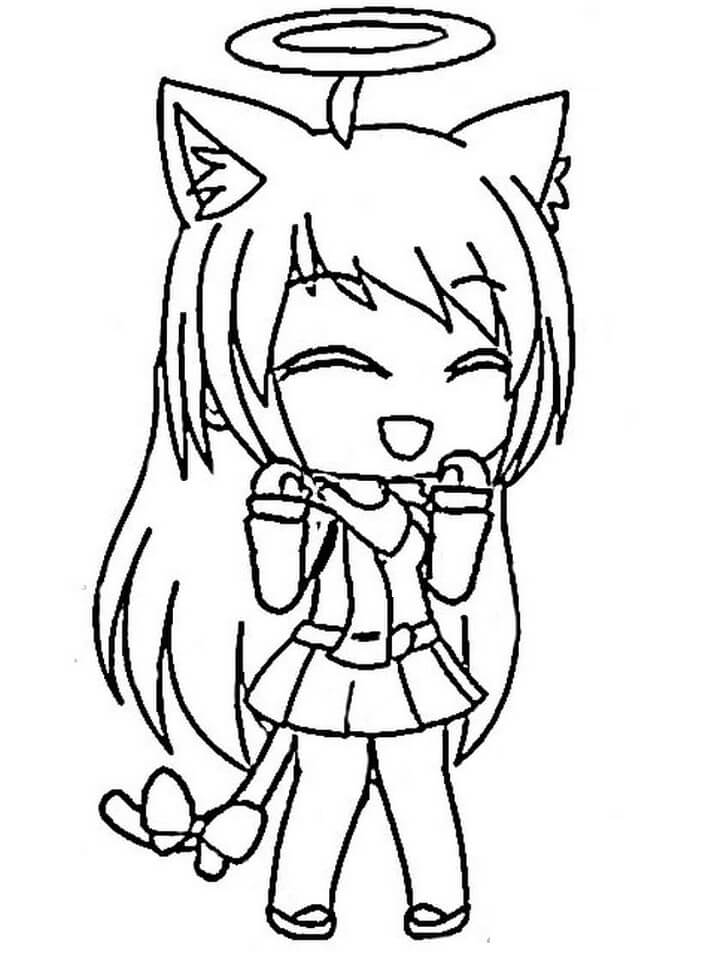 63 Coloring Pages Gacha Life Cute  Best HD