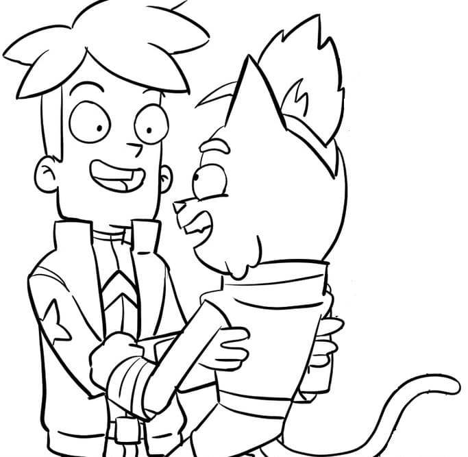 Gary Goodspeed and Little Cato from Final Space