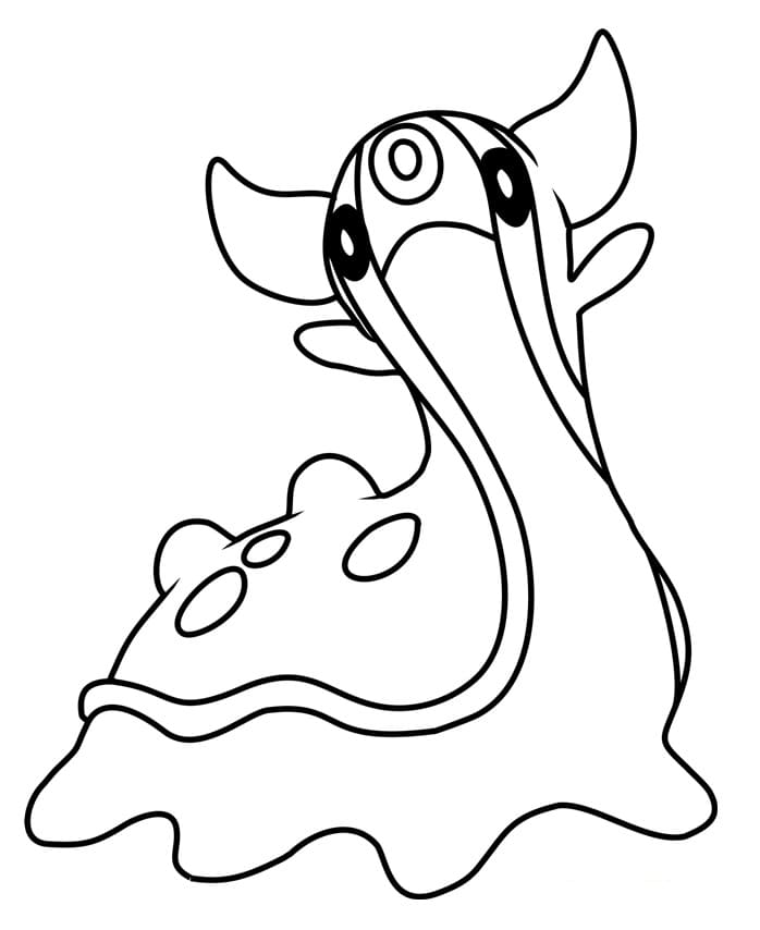 gastrodon coloring page online pokemon