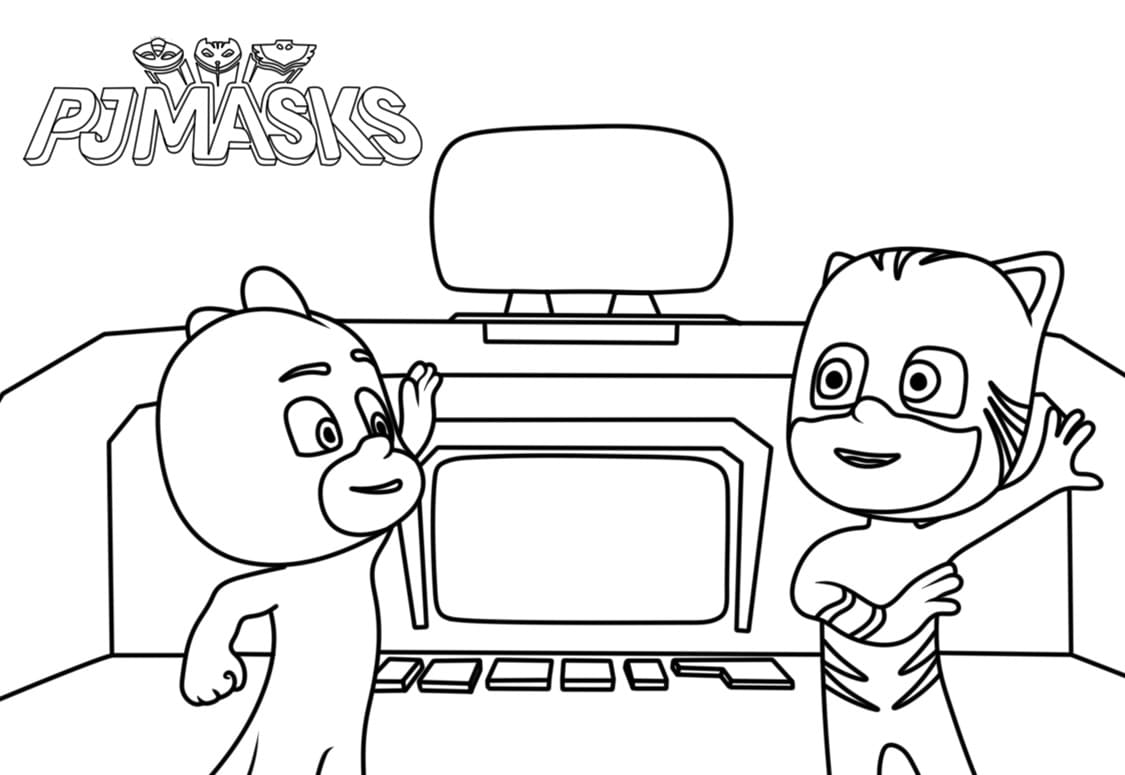 Pj Masks Gekko Coloring Page Free Printable Coloring Pages For Kids