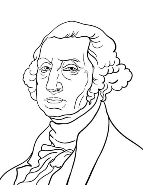 george washington cherry tree coloring pages