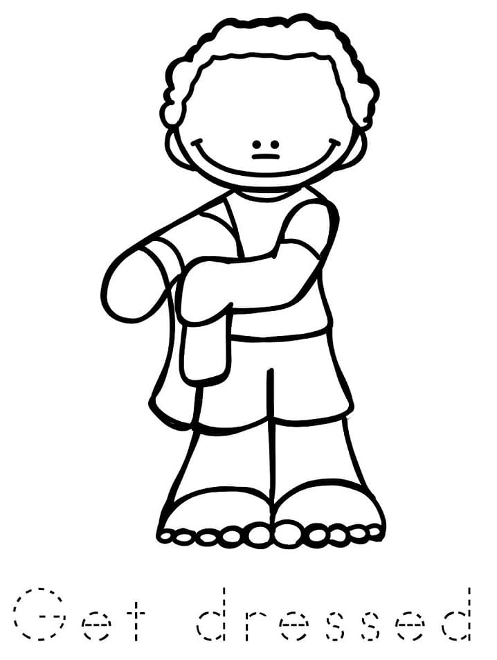 Bath Time Coloring Page - Free Printable Coloring Pages for Kids
