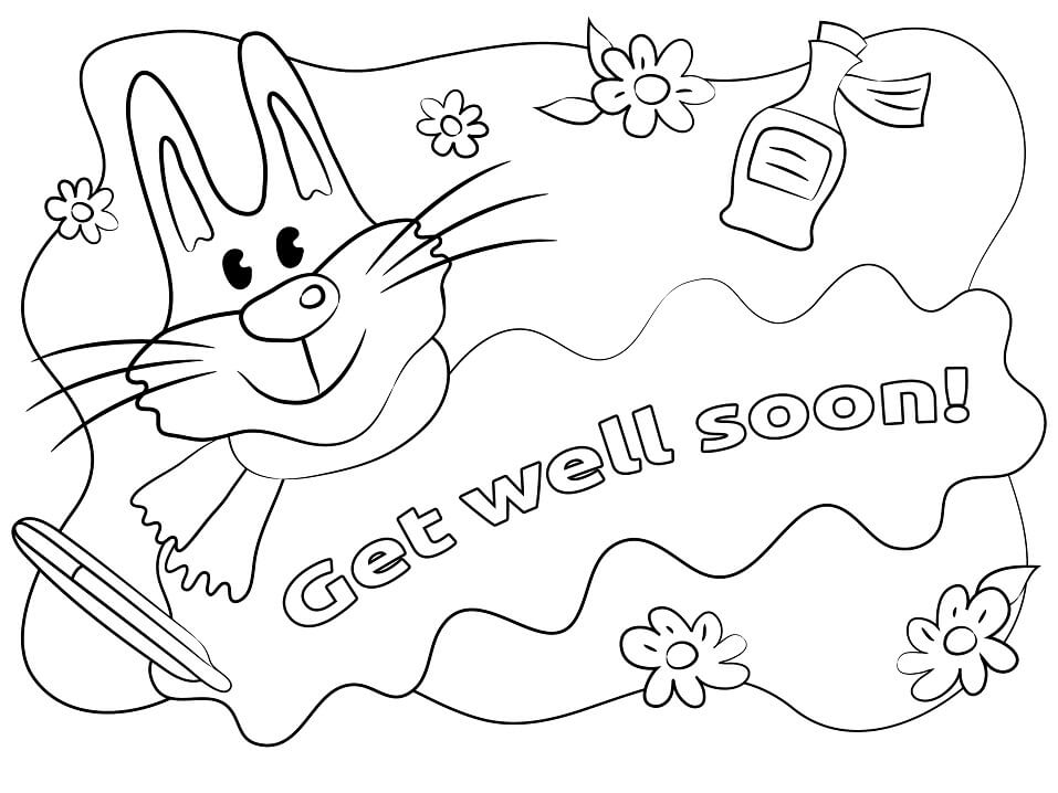 Hope You Feel Better Mom Coloring Pages