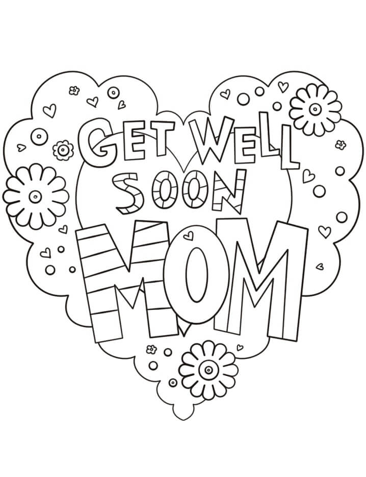 Get Well Soon Coloring Page Free Printable Coloring Pages for Kids
