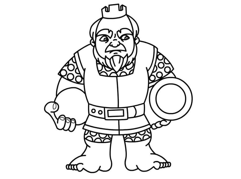 Clash Royal Coloring Pages.