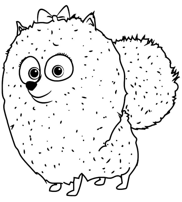 Gidget 1 Coloring Page - Free Printable Coloring Pages for Kids