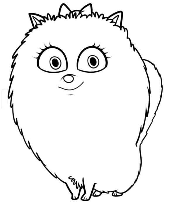 Max and Gidget Coloring Page - Free Printable Coloring Pages for Kids