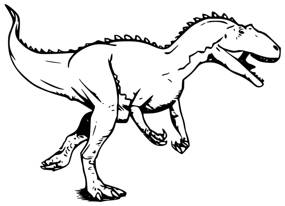 Giganotosaurus Walking
