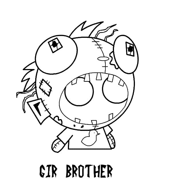 Gir Brother from Invader Zim