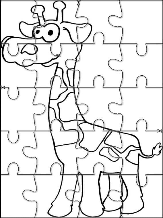 Giraffe Jigsaw Puzzle
