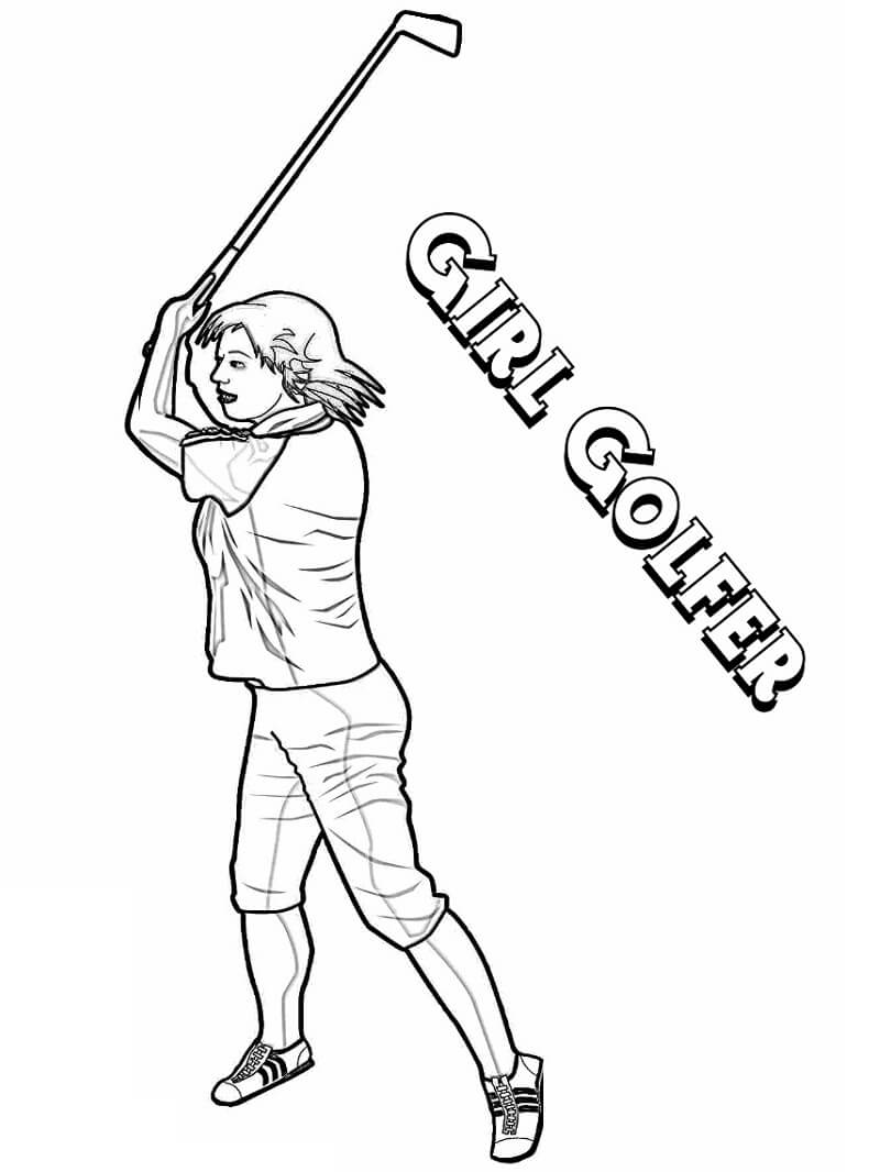 Golf Coloring Pages - Free Printable Coloring Pages for Kids
