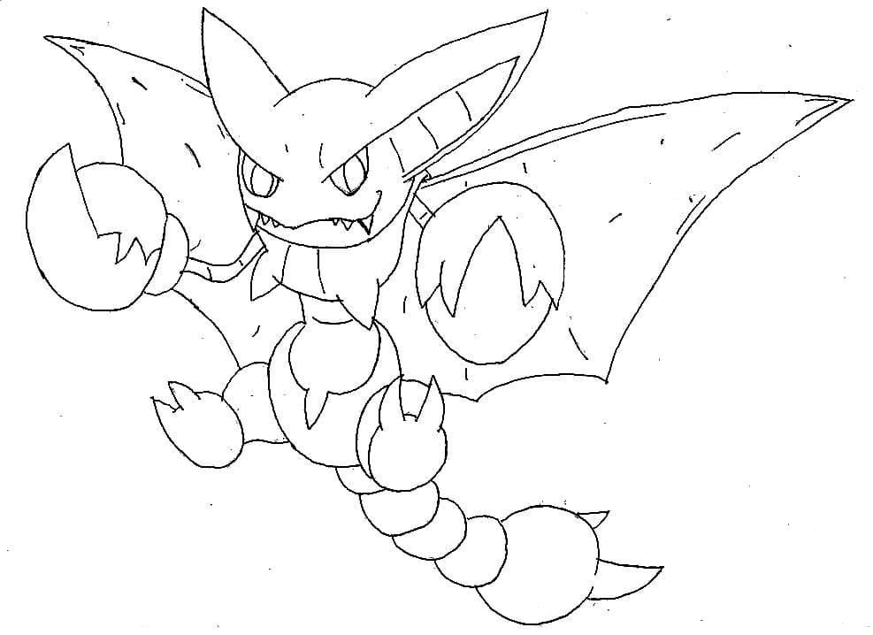 gliscor coloring page png pokemon