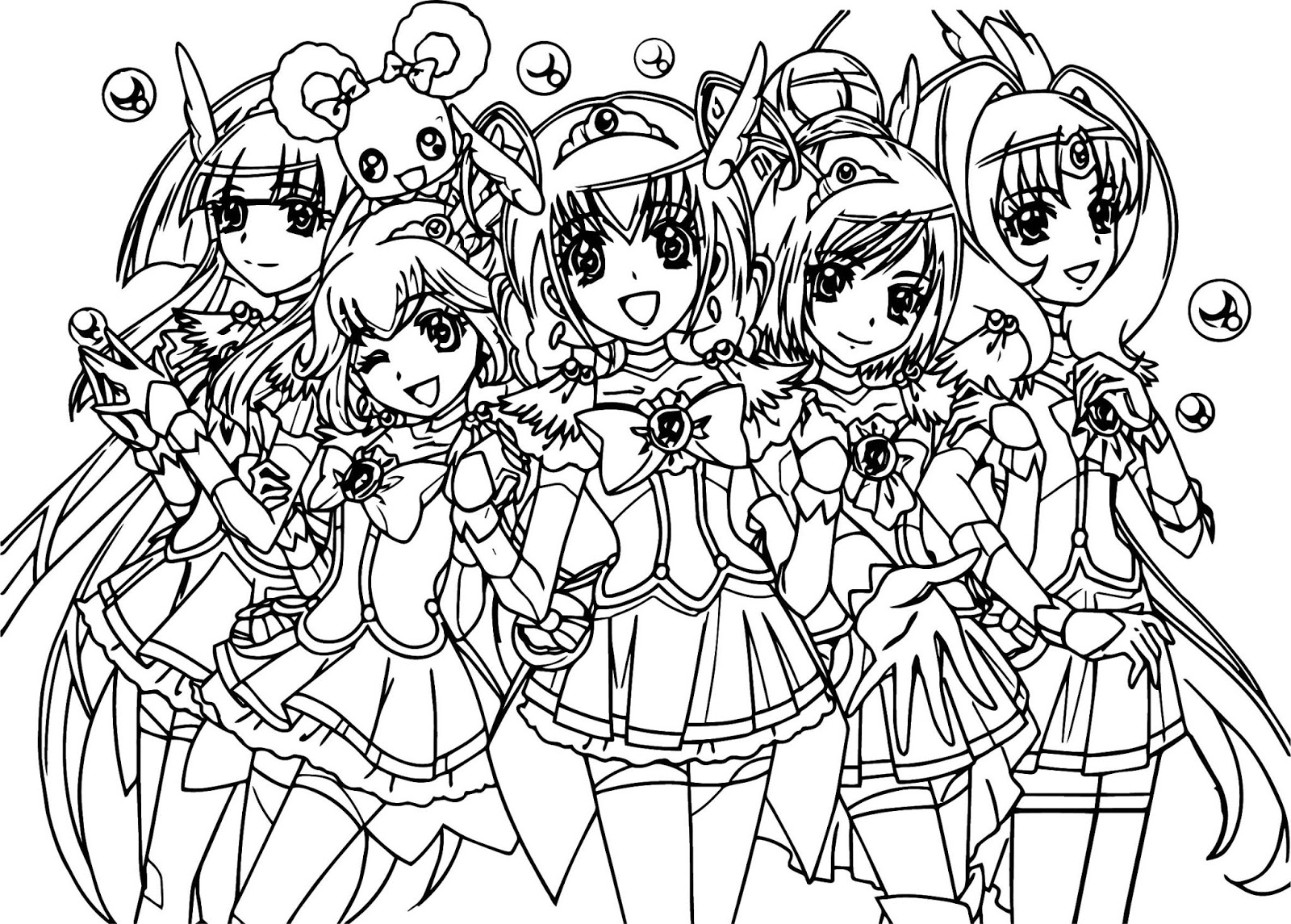 Glitter Force Coloring Pages   Free Printable Coloring Pages for Kids