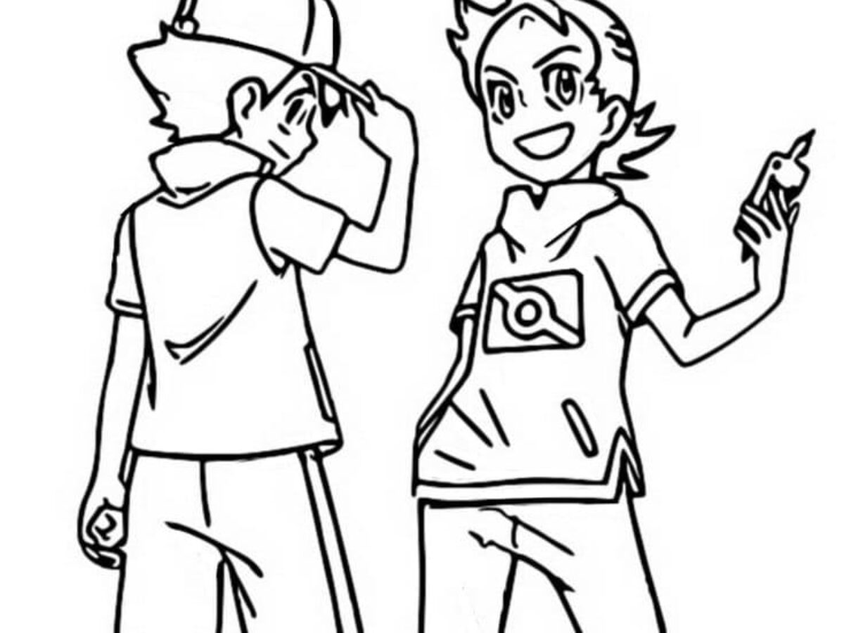 Goh und Ash, image size:1200x900