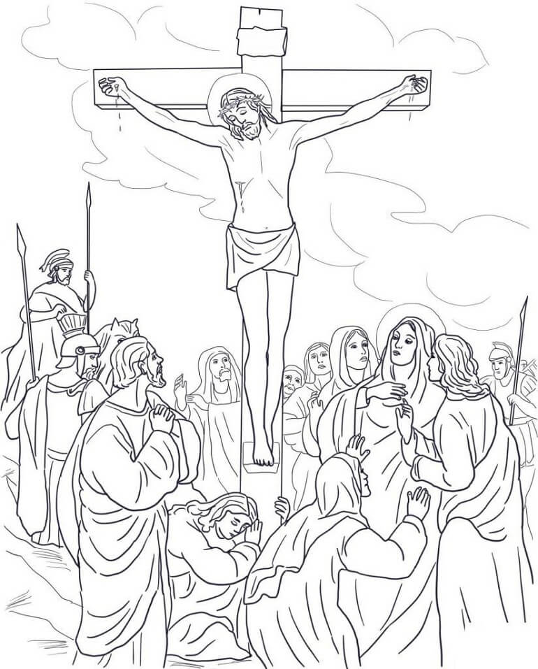 Good Friday 9 Coloring Page - Free Printable Coloring Pages for Kids