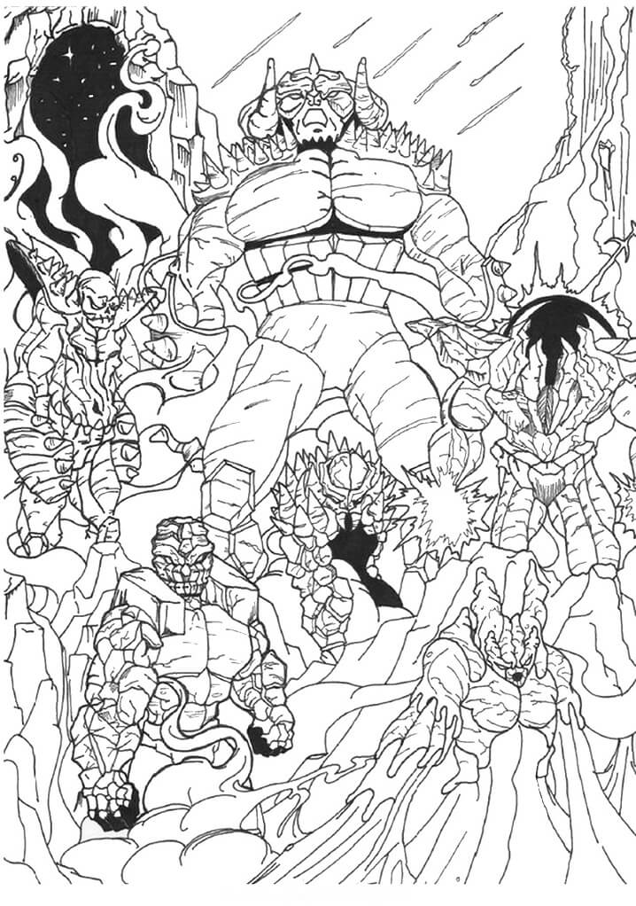 Gormiti 16 Coloring Page - Free Printable Coloring Pages for Kids