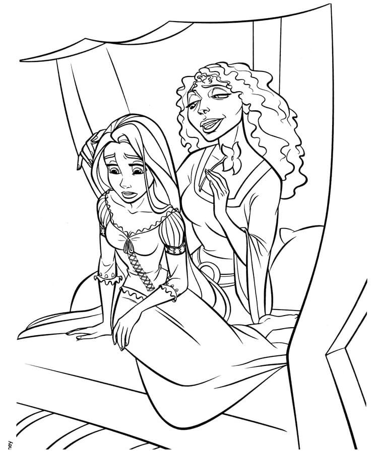 Gothel and Rapunzel