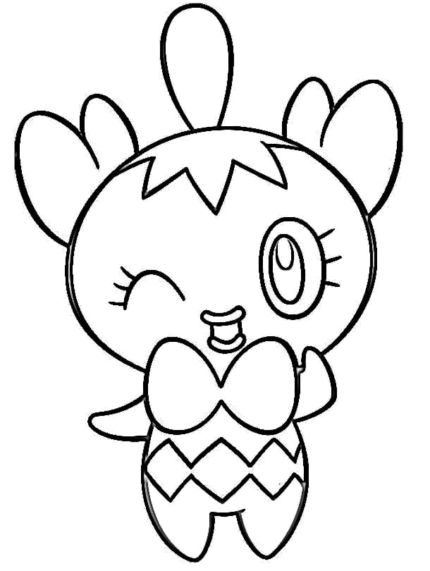 Gothita Gen 5 Pokemon Coloring Page - Free Printable Coloring Pages for ...