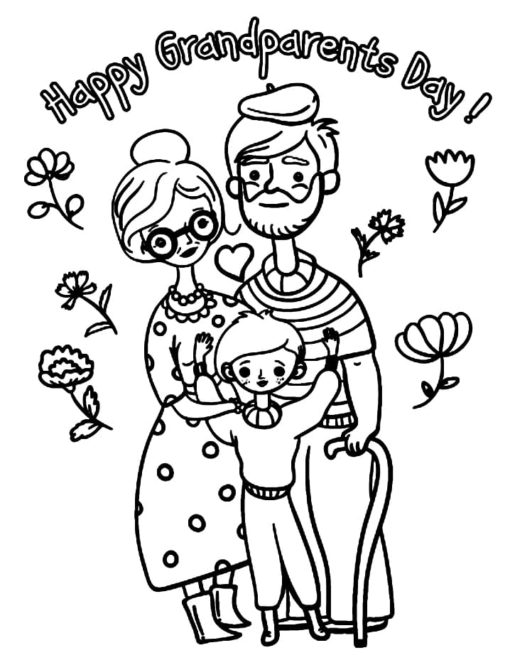 Love You Grandma Coloring Page - Free Printable Coloring Pages for Kids