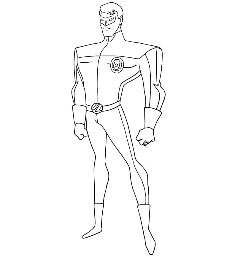 Green Lantern Coloring Pages - Free Printable Coloring Pages for Kids