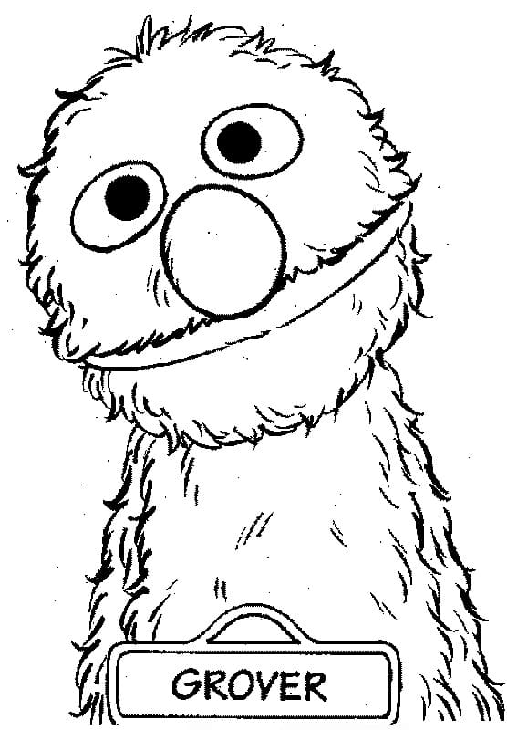 Grover Coloring Pages - Free Printable Coloring Pages for Kids