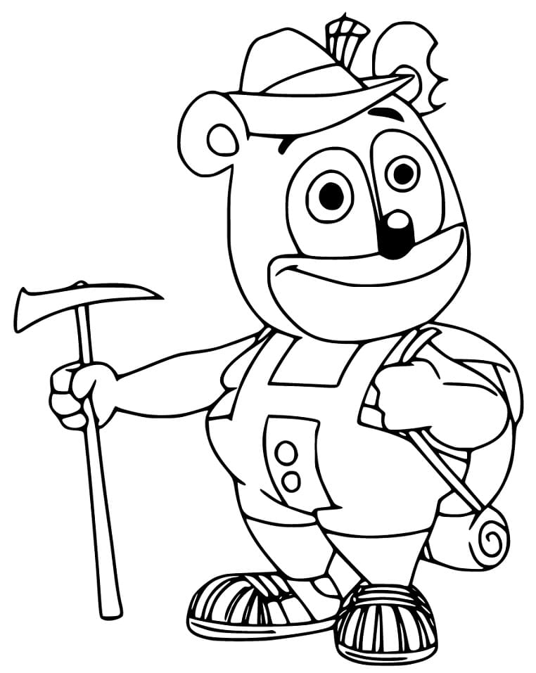 Gummy Bear Coloring Pages - Free Printable Coloring Pages for Kids
