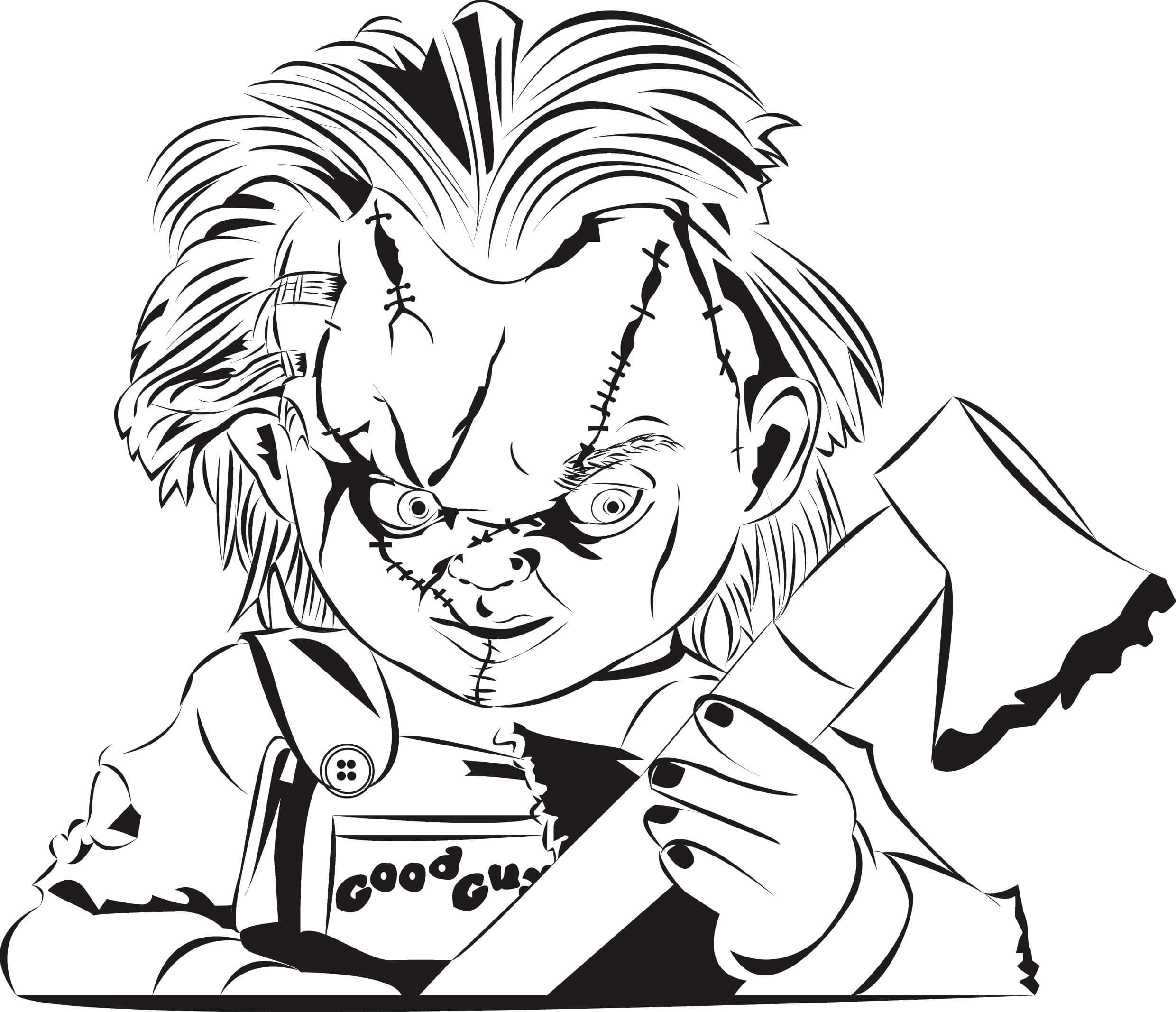 Chucky Coloring Pages Free Printable Coloring Pages For Kids