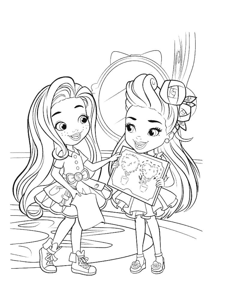 Hairdorables for Girls Coloring Page - Free Printable Coloring Pages ...