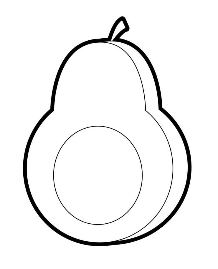 Avocado Coloring Pages Free Printable Coloring Pages For Kids