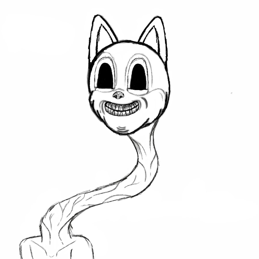 6200 Cartoon Cat Coloring Pages Scary  Latest