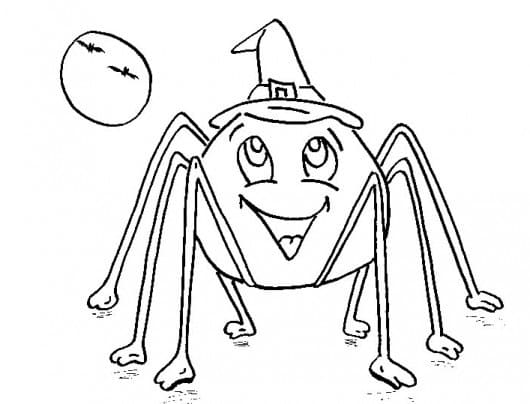 Spider 5 Coloring Page Free Printable Coloring Pages for Kids