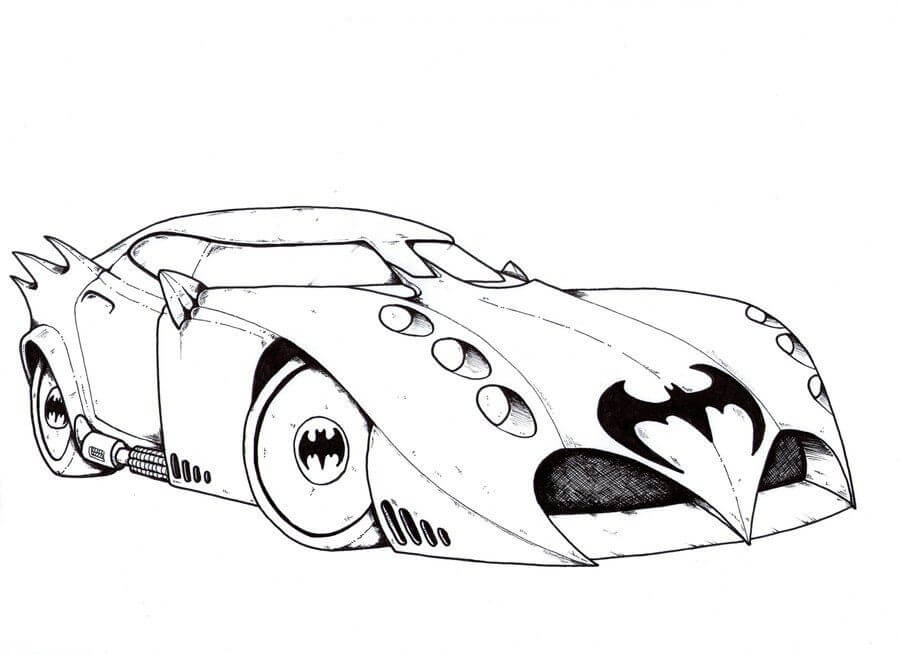 Hand Drawn Batmobile