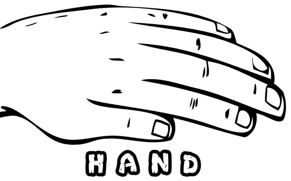 Hand Coloring Page Free Printable Coloring Pages For Kids