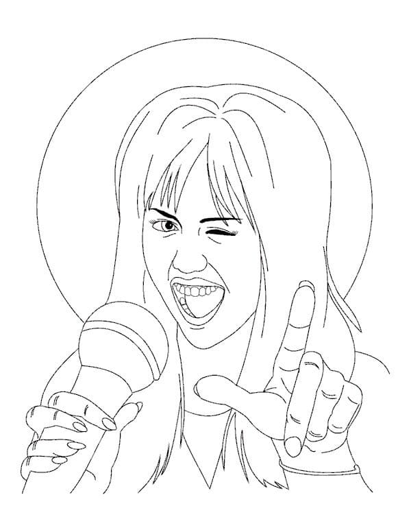 Hannah Montana Coloring Pages - Free Printable Coloring Pages for Kids