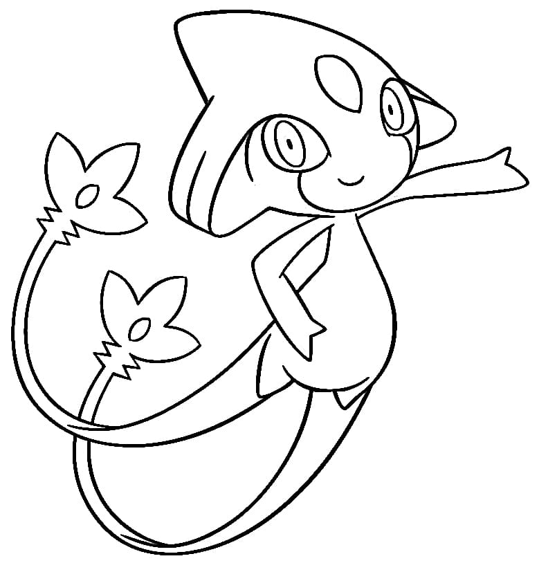 azelf coloring page high quality pokemon