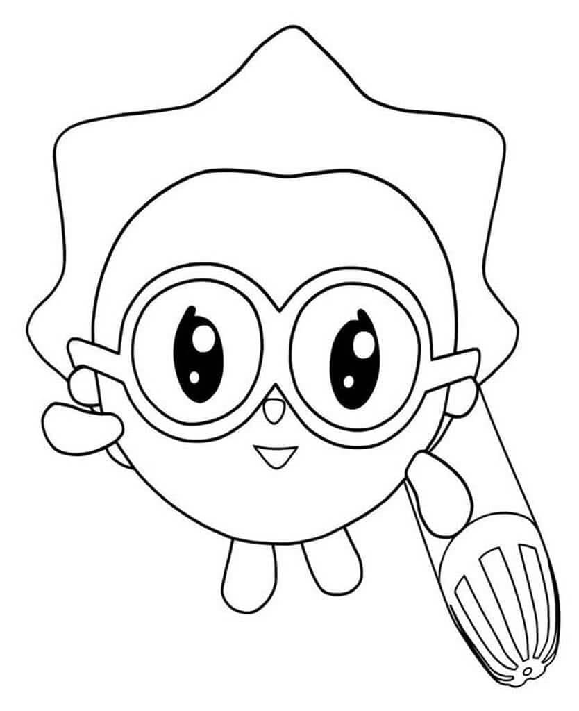 BabyRiki's Characters Coloring Page - Free Printable Coloring Pages for