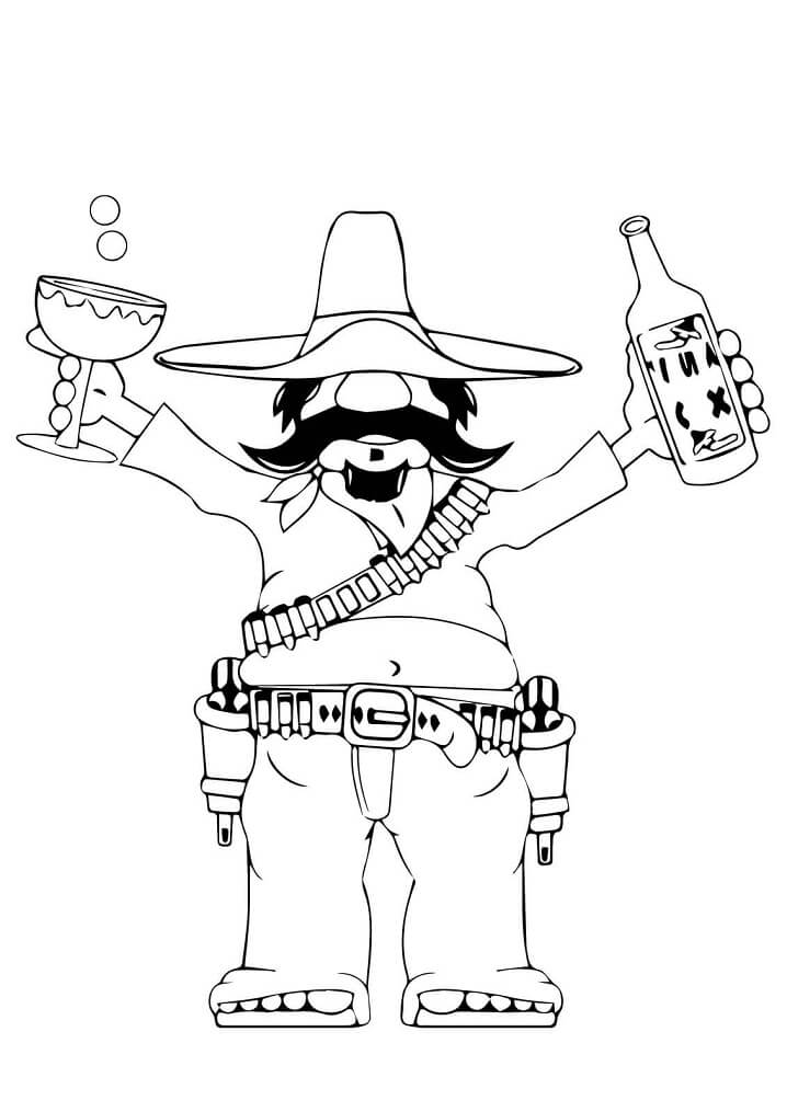 Happy Cinco de Mayo Coloring Page - Free Printable Coloring Pages for Kids