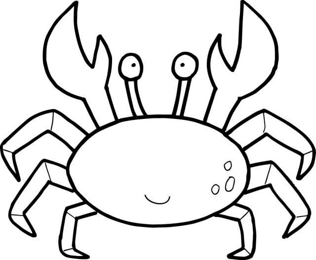 Download Happy Crab Coloring Page Free Printable Coloring Pages For Kids
