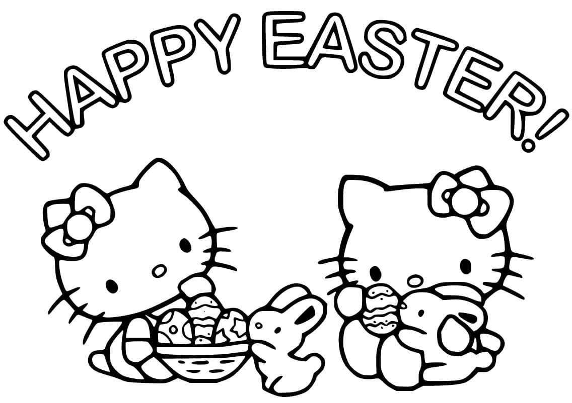 Happy Easter with Hello Kitty