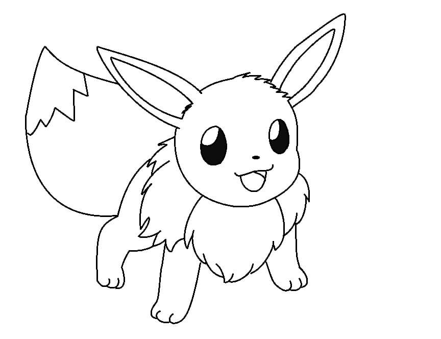 eevee coloring pages free printable coloring pages for kids